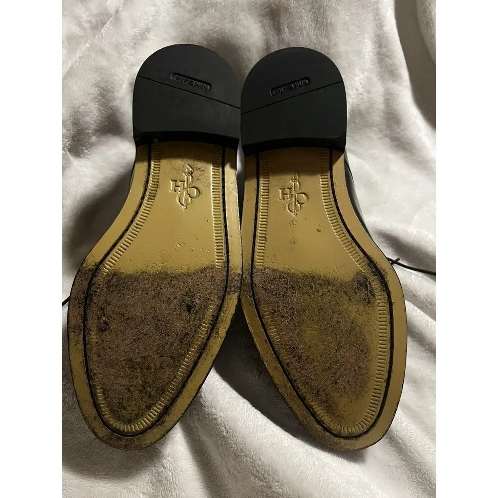 Cole Haan Men's NikeAir Split-Toe Derby Mahogany Leather Dress Shoes Size 10‎ M